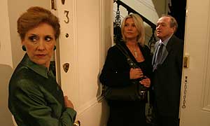Guest star Anita Dobson with Amanda Redman and James Bolam in New Tricks