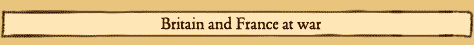 Britain and France at war