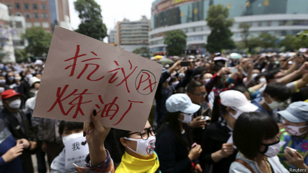 抗议民众