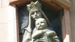 Close up of Madonna and Child statue