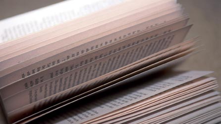 Pages of a book