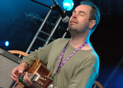 Performers on Sunday at the Cambridge Folk Festival 2005