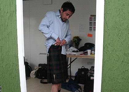 Sunday - backstage
