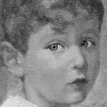 Paul at around 6 - from a study for a larger portrait by Kronberg artist Schonberger which was lost or destroyed during Kristallnacht Paul at around 6 - from a study for a larger portrait by Kronberg artist Schonberger which was lost or destroyed during Kristallnacht
