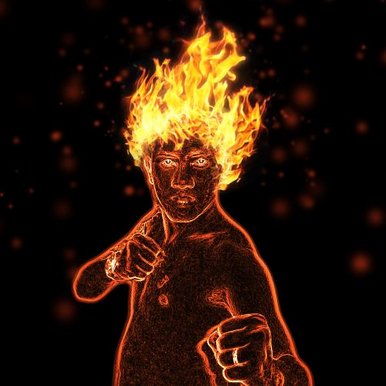 I set on fire