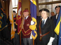 soldiers with the standard