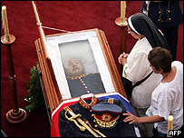 Caixão de Pinochet