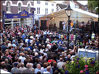 Crowds at Stone Music Festival 2008