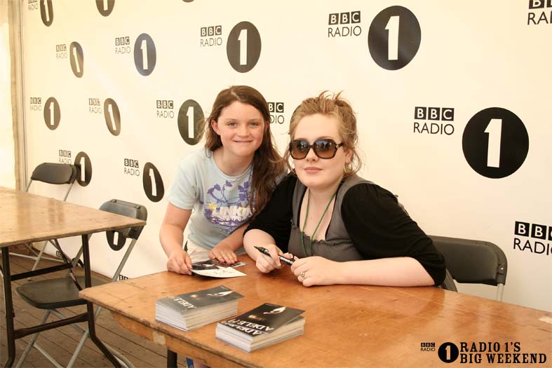 Signing sessions with Adele