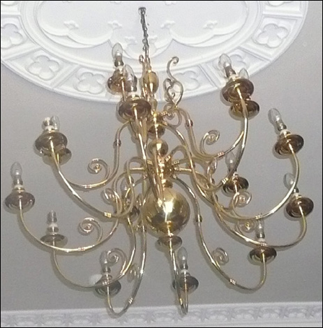 Chandalier stolen from Earls Croome manor house in Worcestershire