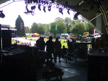 Backstage on the Main Stage