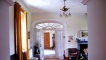 The grand entrance hallway into to Afton Lodge