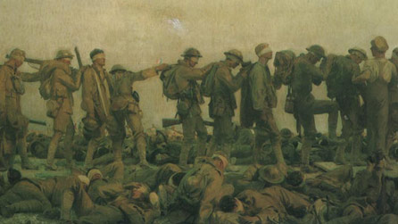 Detail of 'Gassed' by John Singer Sargent