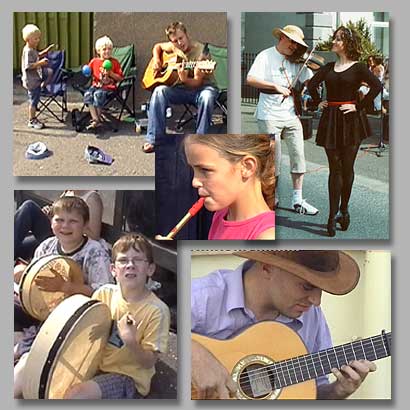 A montage of pictures of just a few of the colourful entrants in 2003
