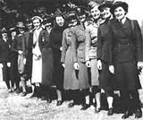 Image of women service workers in uniform in 1941