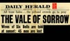 Newspaper headline
