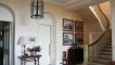 The stairway leading to the first floor