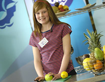 A contestant at the Can You Cook It? Audition