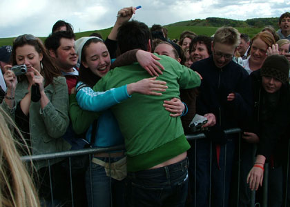 Saturday crowd