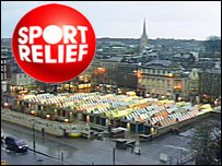 Sport Relief Mile will pass Norwich Market