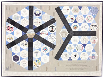 HMP Wandsworth Quilt, 2010, made by inmates of HMP Wandsworth
