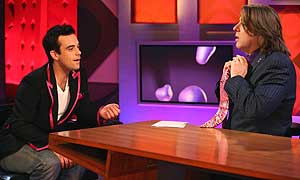 Robbie Williams with Jonathan Ross