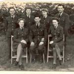 Tailors Shop Personnel, Hemsworth 1942. Back row Jack? Myself, Gladys, Sid, Front row Edna, Abe & Joyce. Taken outside shop. Tailors Shop Personnel, Hemsworth 1942. Back row Jack? Myself, Gladys, Sid, Front row Edna, Abe & Joyce. Taken outside shop.