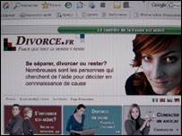 Página do Divorce.fr