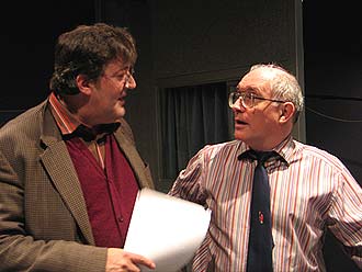 Stephen Fry (Murray Bost Henson) and Simon Jones (Arthur)