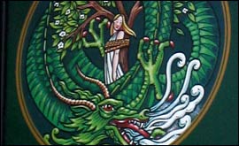 Green Dragon's pub sign