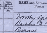 Image of a census form
