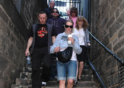Thursday - Ghost hunting and Edinburgh Castle