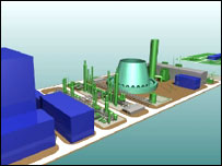 Artists impression, Hatfield Colliery