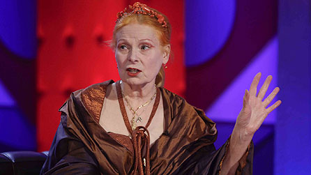 Vivienne Westwood on Friday Night With Jonathan Ross (image: BBC/Hot Sauce)