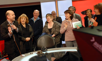 TV news studio