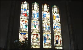 Stained glass window
