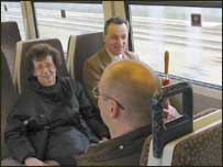Members of the group head for Handforth