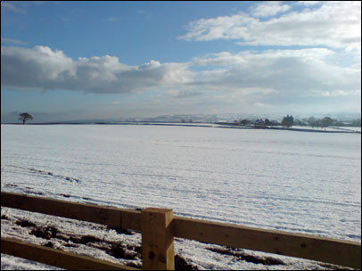 Cleobury Mortimer in the snow