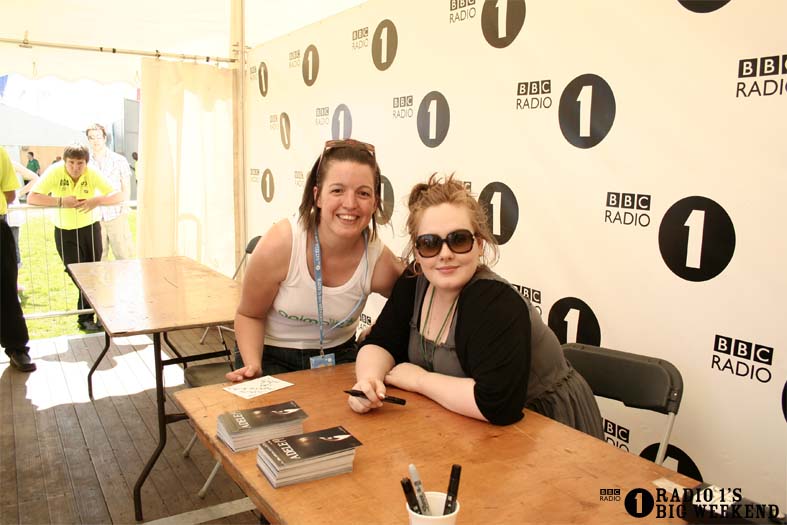 Signing sessions with Adele