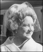 Queen Mother at Cheltenham, 1964
