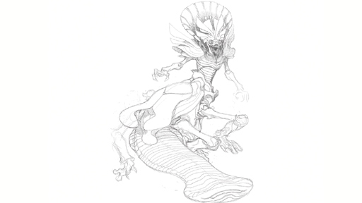 Image: Viperox Queen sketch