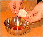 Picture: mashing the mixture in your hands