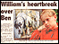 William with Ben in the local newspaper