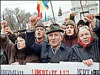 Демонстрація в Молдові за територіальну цілісність країни