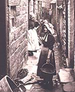 mage of back-to-back housing in Staithes, Yorkshire, late 19th century
