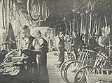 Victorian cycle machine shop