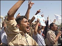Göstericiler, Basra