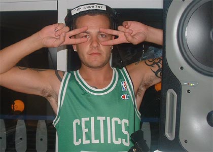 Radio 1 Ibiza Weekend 2004 - Cafe Mambo studio pictures

