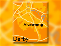 Alvaston location map