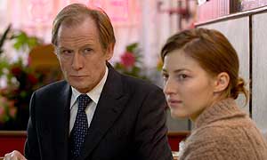 Bill Nighy and Kelly MacDonald in The Girl in the Cafe